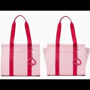 Kate Spade Canvas Large Tote Pink